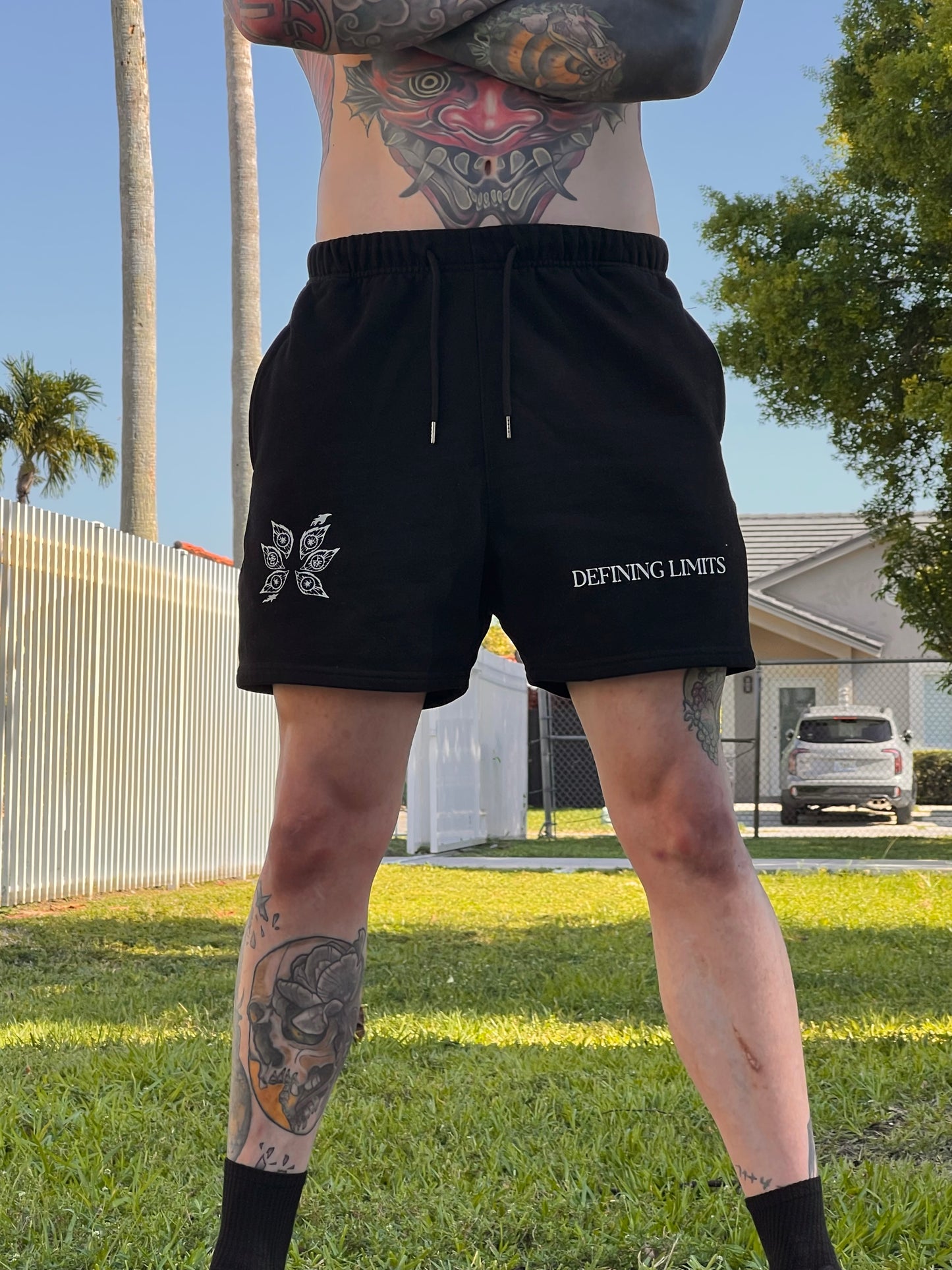 "Upper One" Streetwear Fleeced Shorts