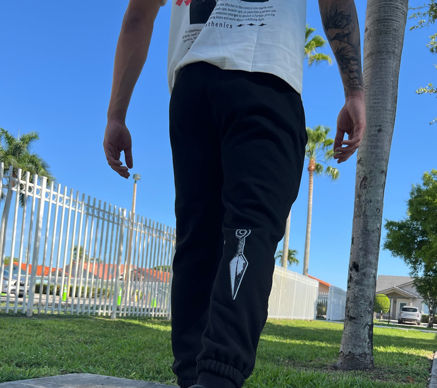 "Shinobi" Streetwear Fleeced Joggers