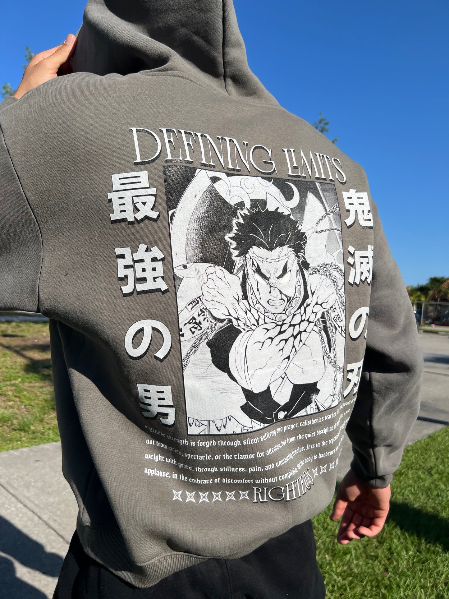 "Strongest" Oversize Fleeced Hoodie