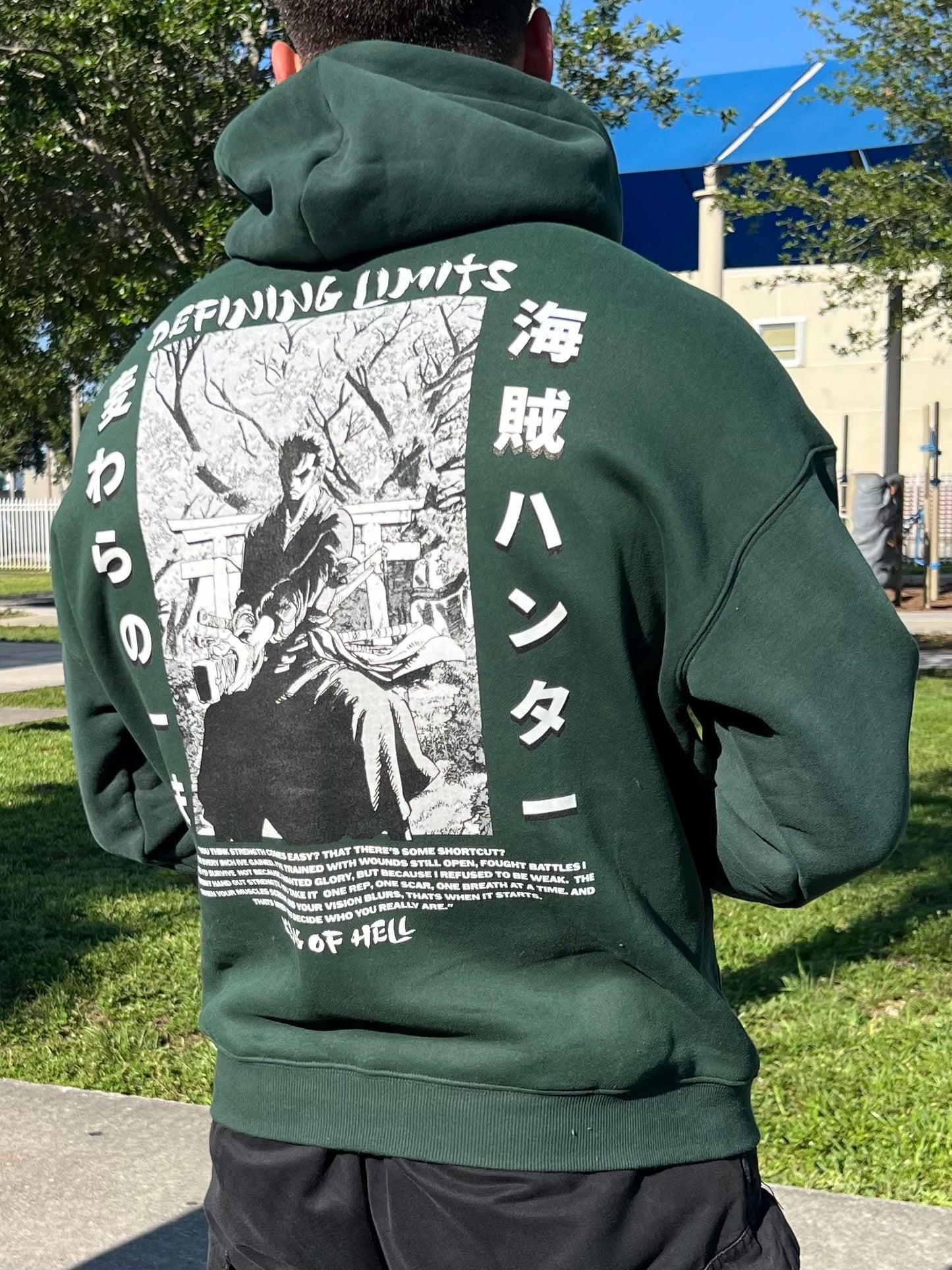 "Pirate Hunter" Oversize Fleeced Hoodie