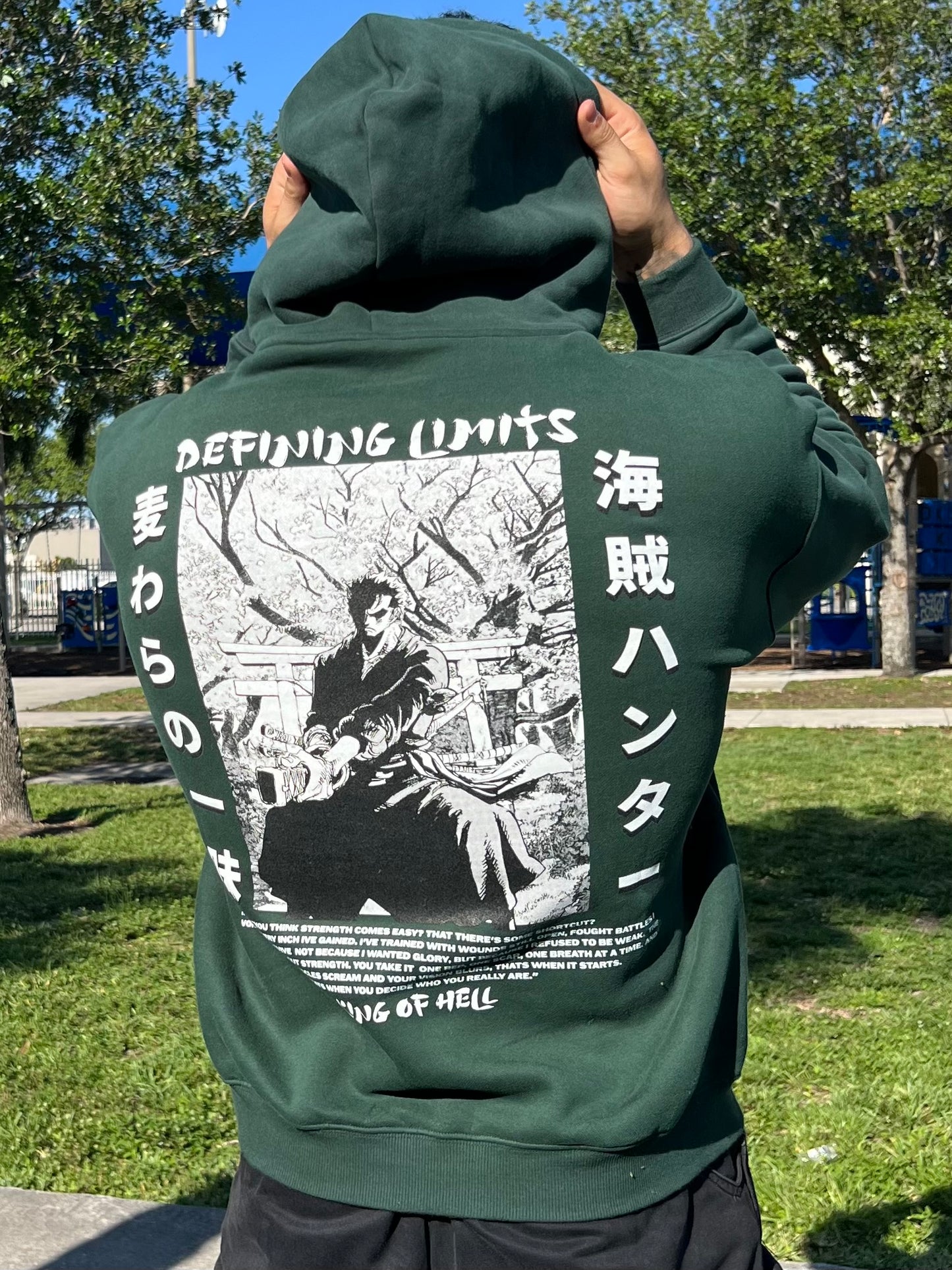 "Pirate Hunter" Oversize Fleeced Hoodie