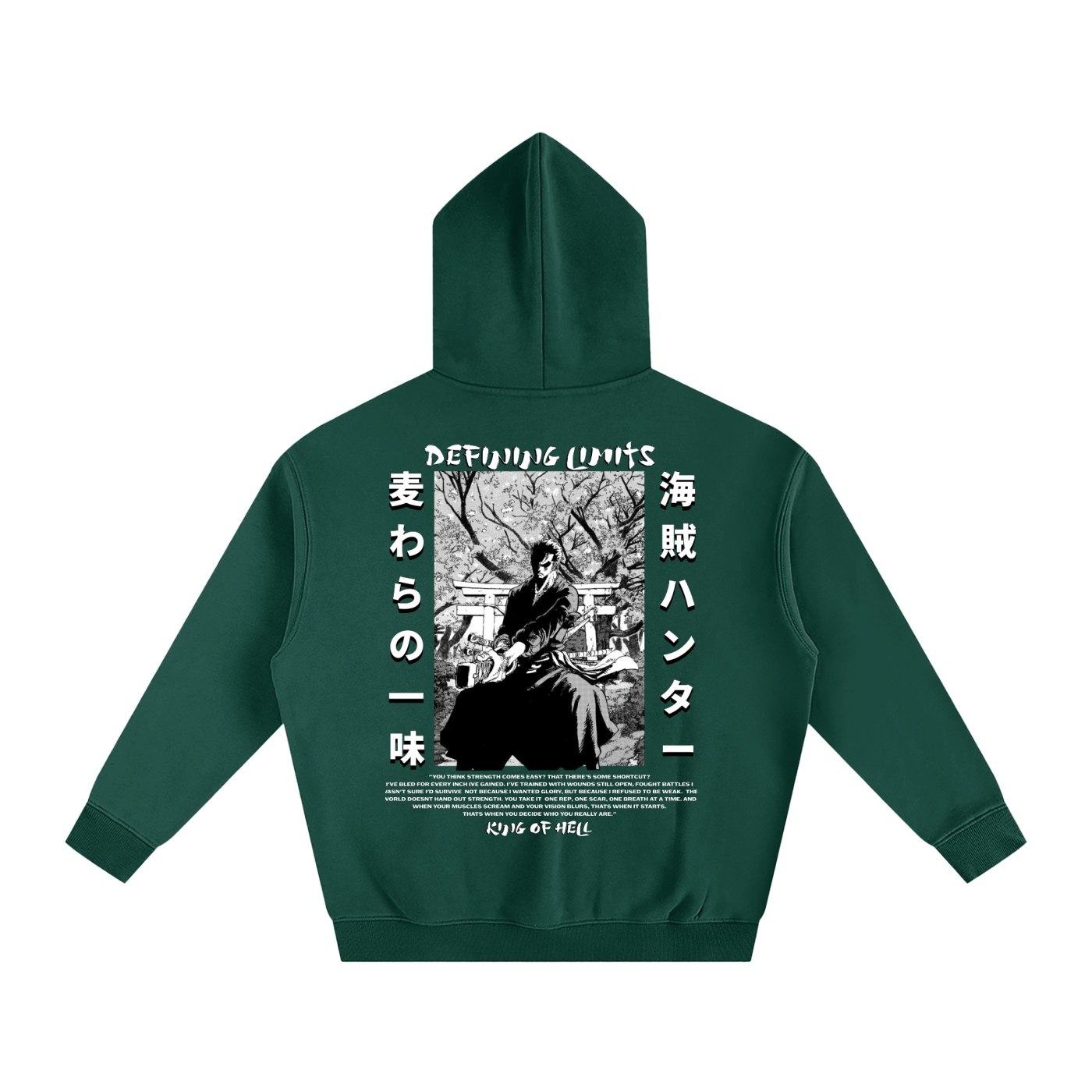 "Pirate Hunter" Oversize Fleeced Hoodie