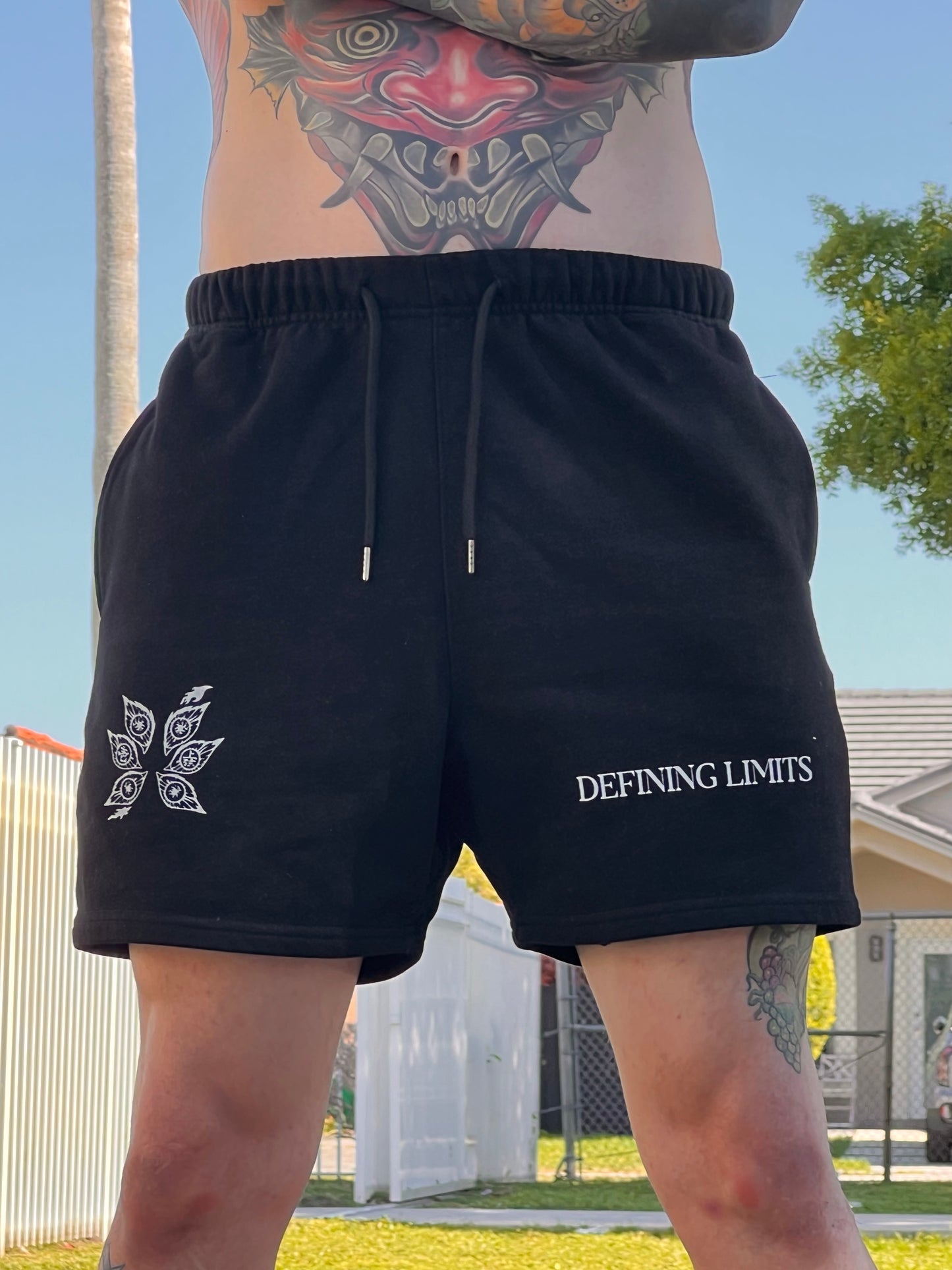"Upper One" Streetwear Fleeced Shorts
